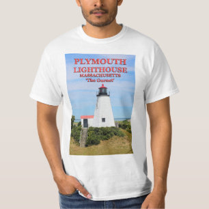 Farol de Plymouth, t-shirt de Massachusetts
