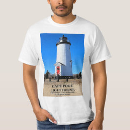 Farol de Poge do cabo, t-shirt de Massachusetts