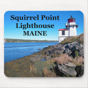 Farol de Ponto de Esquilo, Maine Mousepad