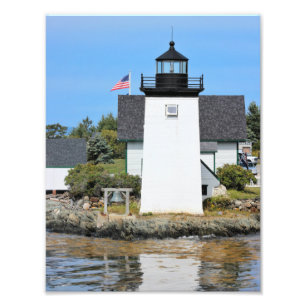Farol de Ponto Grindle, Impressão de Foto Maine