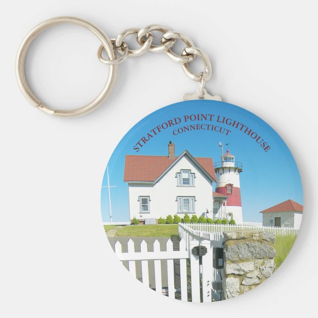 Farol de Ponto Stratford, Chaveiro de Connecticut (Frente)