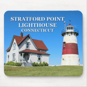 Farol de Ponto Stratford, Mousepad de Connecticut