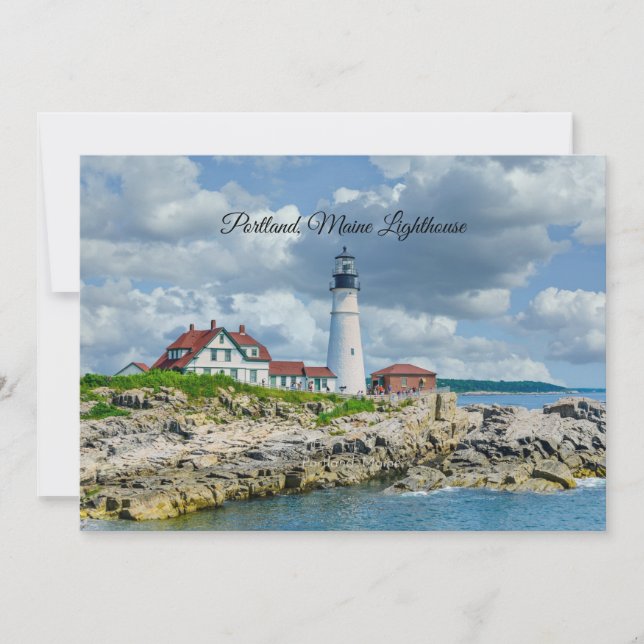 Farol de Portland, Maine (rotulado) (Frente)