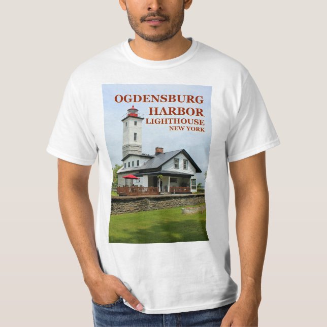 Farol de Porto Ogdensburg, New York T-Shirt (Frente)
