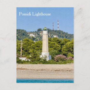 Farol de Possidi, Grécia, Cartão Postal