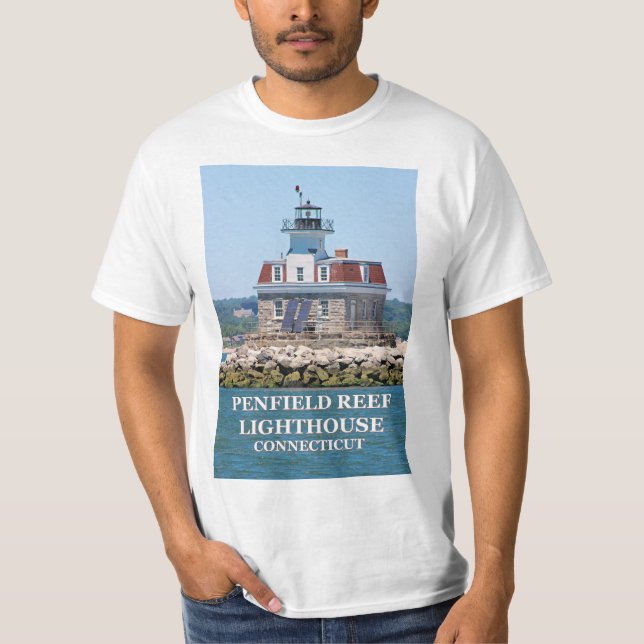 Farol de recife Penfield, Camisa T de Connecticut (Frente)