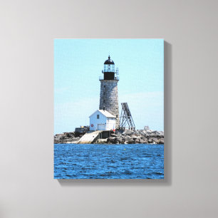 Farol de Rock de Meia-Feira, Impressão de Canvas