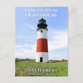Farol de Sankaty Head, Nantucket MA Cartão Postal