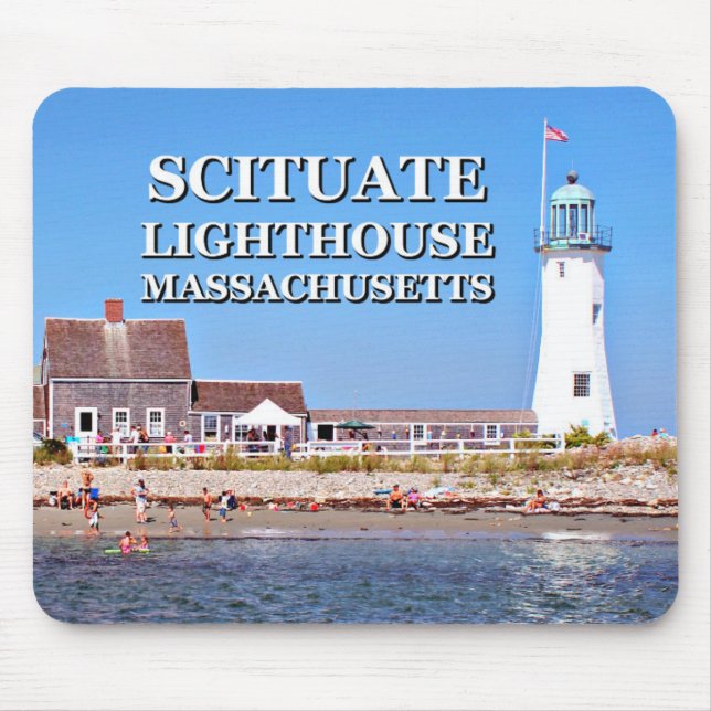 Farol de Scituate, Massachusetts Mousepad (Frente)