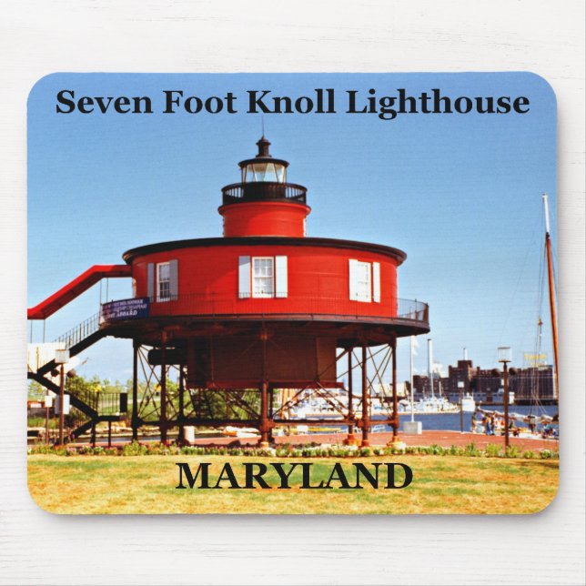 Farol de sete pés, Maryland Mousepad (Frente)