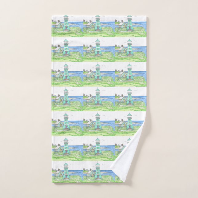 Farol de Verão 3; Toalha de Mão ou de Cozinha (Toalha de mão)
