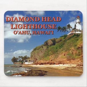 Farol Diamond Head, O'ahu, Hawai'i Mousepad