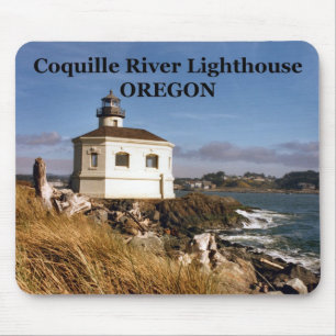 Farol do Coquille River, Oregon Mousepad