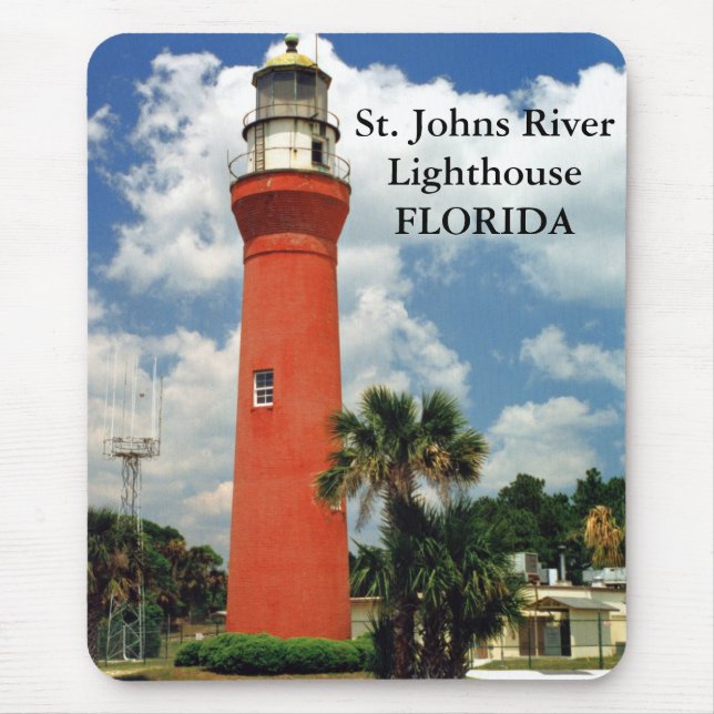 Farol do Johns River, Flórida Mousepad (Frente)