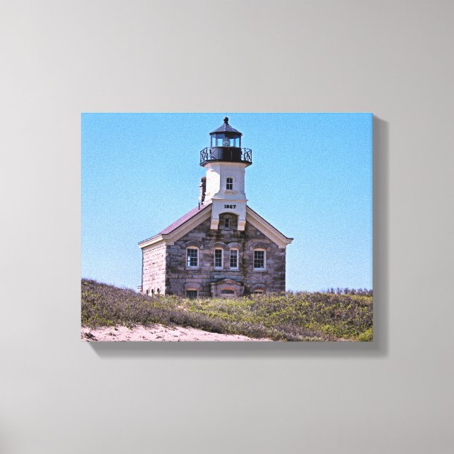 Farol do Norte, Canvas de Block Island (Frente)