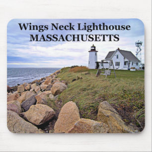 Farol do pescoço das asas, Massachusetts Mousepad