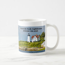 Farol do pescoço de Warwick, Rhode - caneca da