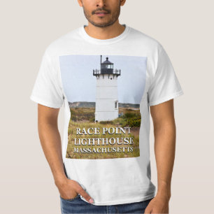 Farol do ponto da raça, t-shirt de Massachusetts