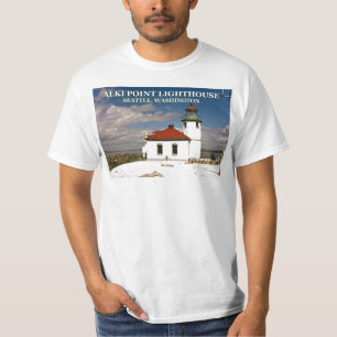 Farol do ponto de Alki, camisa de Seattle