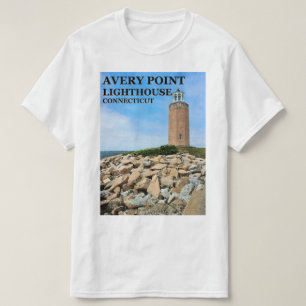 Farol do ponto de Avery, t-shirt de Connecticut