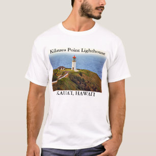 Farol do ponto de Kilauea, Kaua'i, t-shirt de