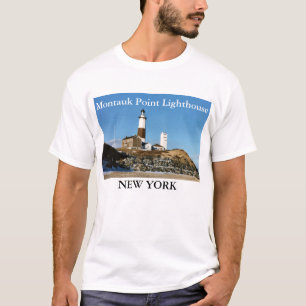 Farol do ponto de Montauk, t-shirt de New York
