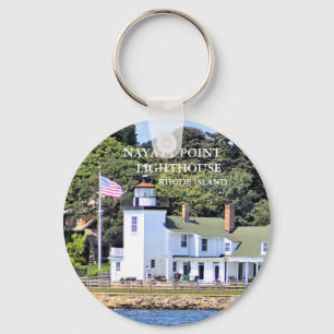 Farol do ponto de Nayatt, Rhode - chaveiro da ilha