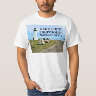 Farol do ponto de Ned, t-shirt de Massachusetts