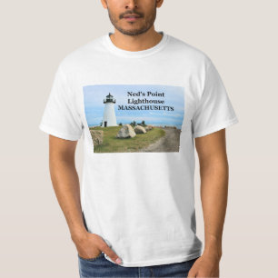 Farol do ponto de Ned, t-shirt de Massachusetts