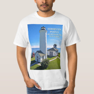 Farol do ponto de Tibbetts, t-shirt de New York