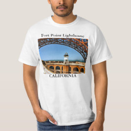Farol do ponto do forte, t-shirt de Califórnia