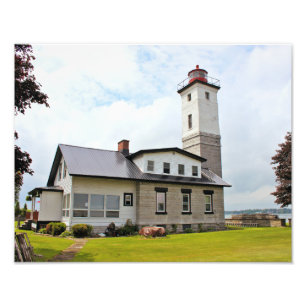 Farol do porto de Ogdensburg, impressão da foto d