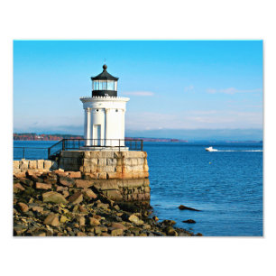 Farol do quebra-mar de Portland, foto de Maine