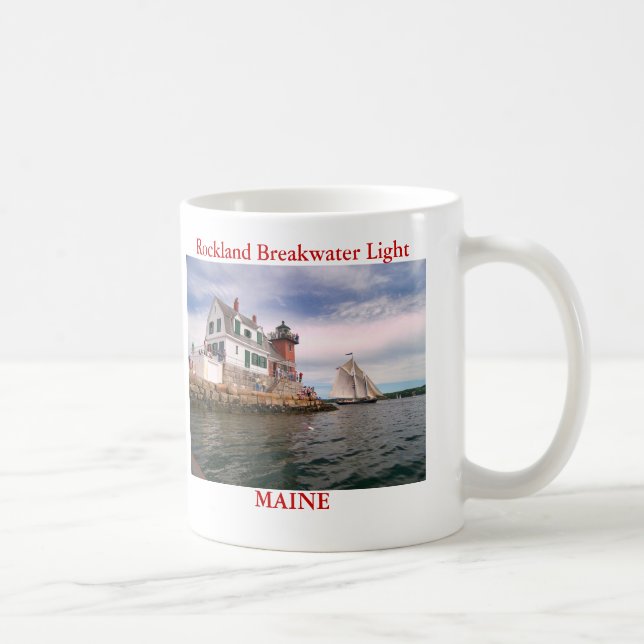 Farol do quebra-mar de Rockland, caneca de Maine (Direita)