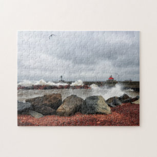 Farol Duluth Minnesota Jigsaw Quebra-cabeça