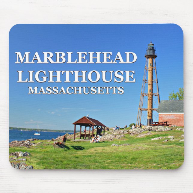 Farol Marblehead, Massachusetts Mousepad (Frente)