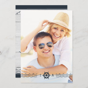 Farol náutico do CONVITE do CASAMENTO de LDS