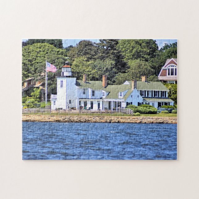 Farol Nayatt Point, Quebra-cabeça de Rhode Island (Horizontal)