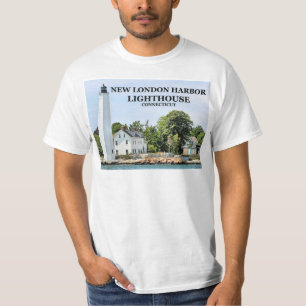 Farol New London Harbor, CT T-Shirt