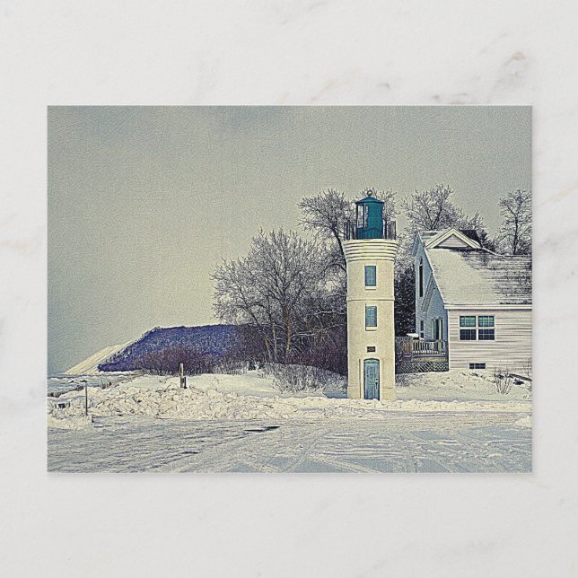 Farol no cartão postal da Empire (Frente)