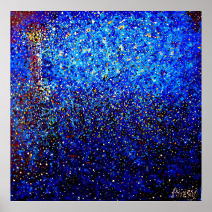 Farol no impressão das belas artes do Pointillism