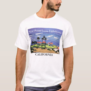 Farol novo do Point Loma, t-shirt de Califórnia