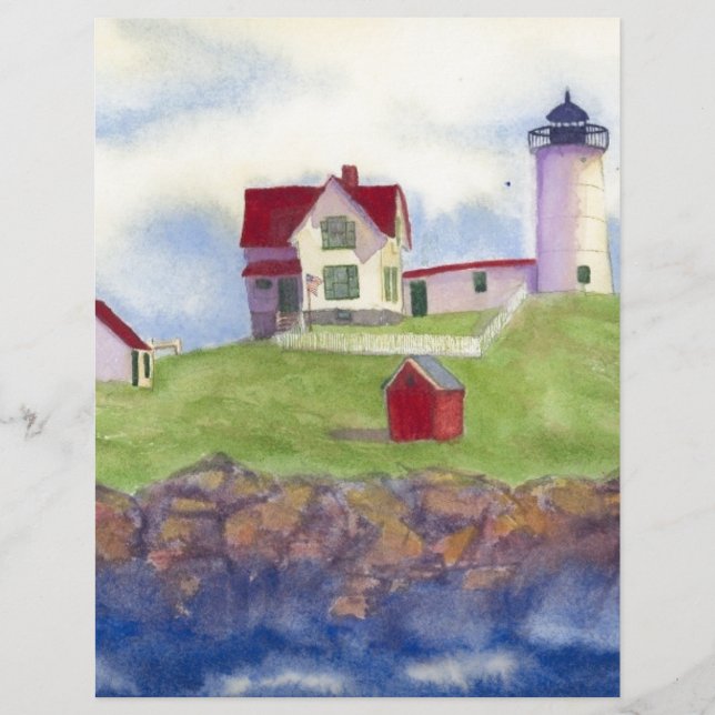 Farol Nubble York Maine (Frente)