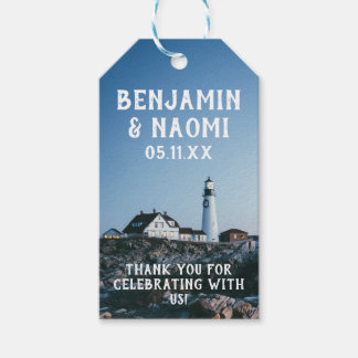 Farol Obrigado Etiquetas de presentes