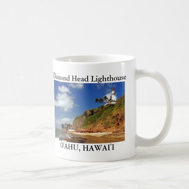 Farol principal do diamante, O'ahu, caneca de (Direita)