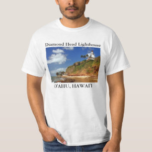 Farol principal do diamante, O'ahu, t-shirt de