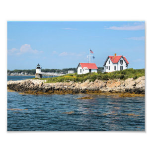 Farol Ram Island, Impressão de Foto Maine