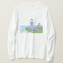 Farol roxo; Camisa de manga longa, de uso feminino