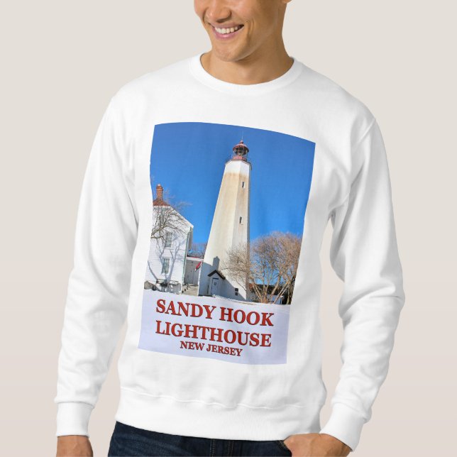 Farol Sandy Hook, camiseta de Nova Jersey (Frente)