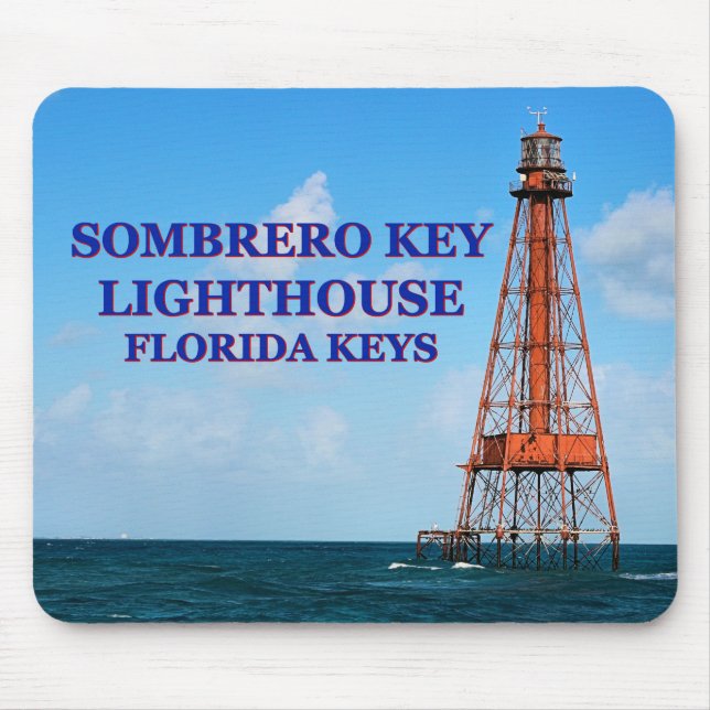 Farol Sombrero Key, Florida Keys Mousepad (Frente)
